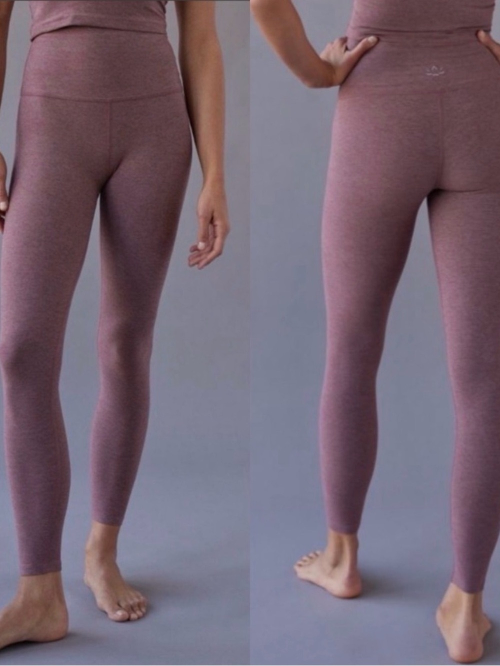 Like New Beyond Yoga Spacedye Leggings, Light Purple XS